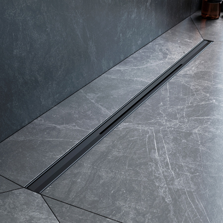 Трап для душа Am.Pm MasterFlow 80 W01SC-S11-080-05BM с Черной матовой решеткой Slim line