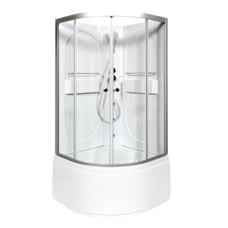Душевая кабина DTO L 610 N GM 100x100 с гидромассажем