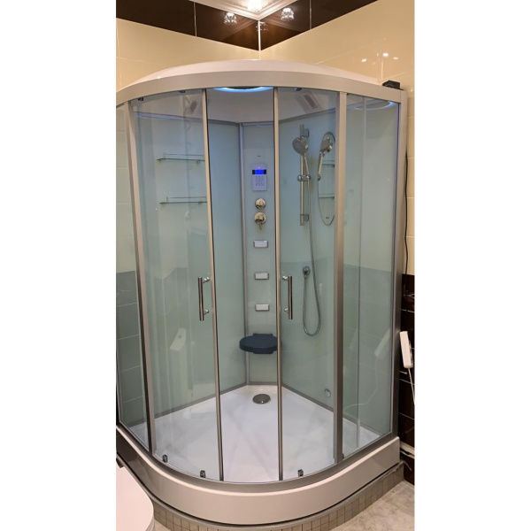 Душевая кабина Frank F-602 120x120 с баней