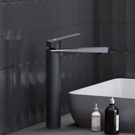 Смеситель для раковины Damixa Merkur 400250300 Черный матовый Смеситель для раковины Damixa Merkur 400250300 Черный матовый