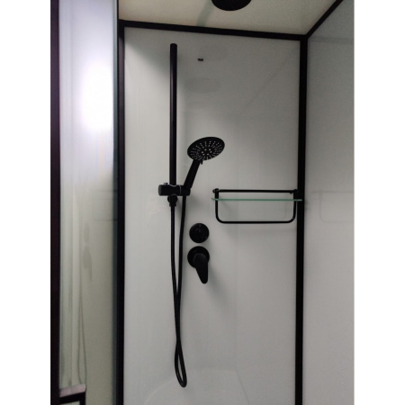 Душевая кабина Frank Frank F412/1L Black 120x80