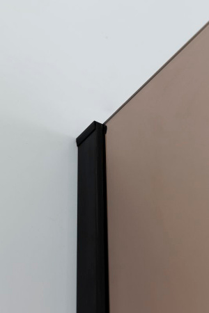 Душевой уголок Cezares Slider 80x90 SLIDER-AH-1-90-70/80-BR-NERO профиль Черный матовый стекло бронзовое без поддона