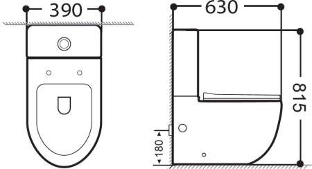 Унитаз Aquanet Rimless Cetus 2.0 C1 LX-2903