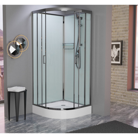 Душевая кабина Frank F409 Brilliant 90x90 без крыши Душевая кабина Frank F409 Brilliant 90x90 без крыши