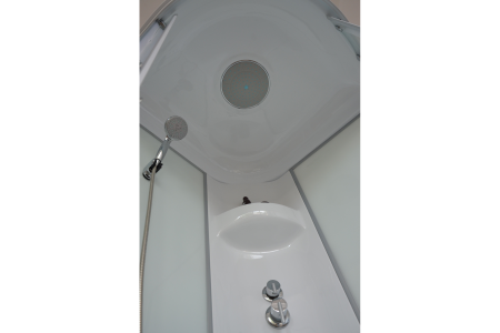 Душевая кабина Royal Bath 80HP6-WC (белое/матовое) 80x80x217