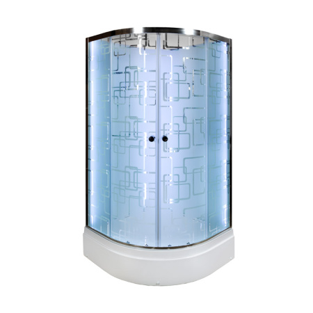Душевая кабина DTO EM 2710 N LED с гм. 100x100