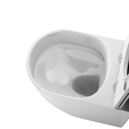 Унитаз Grossman Thin Rim GR-5601S (520х360х360) тонкий ободок,белый с тонкой крышкой,микролифт,1 место