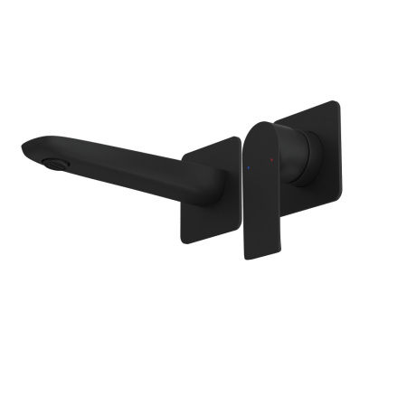 Смеситель для раковины Berges VENTAS S скрытого монтажа, раздельный, черный матовый(076008)