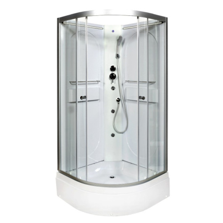 Душевая кабина Deto L 580 N LED+GM 80x80 с гидромассажем Душевая кабина Deto L 580 N LED+GM 80x80 с гидромассажем