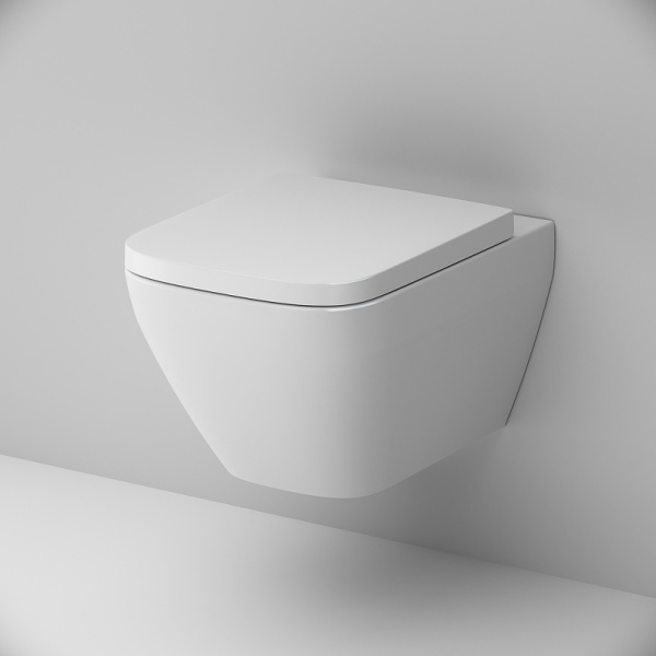 Унитаз AM.PM Spirit V2.0 Square FlashClean C701701SC подвесной с сиденьем микролифт