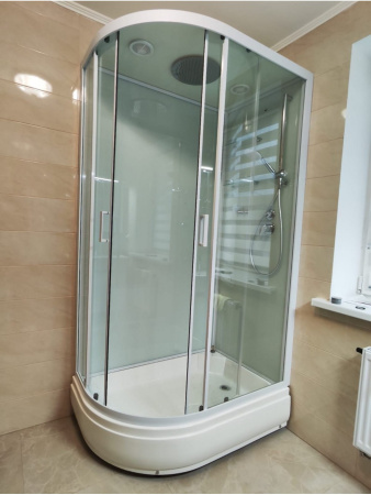 Душевая кабина Frank F412/1R White 120x80