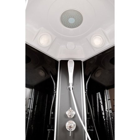 Душевая кабина DTO L 810 GM+EL BLACK 100x100 с гидромассажем и электрикой Душевая кабина DTO L 810 GM+EL BLACK 100x100 с гидромассажем и электрикой