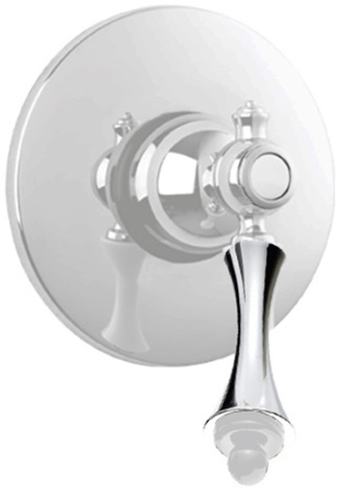 Смеситель для душа Cezares Margot MARGOT-DIM-BLC с внутренней частью