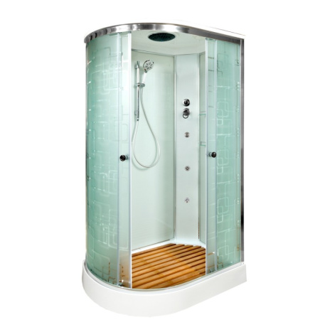 Душевая кабина DTO EM 1511 R с гидромассажем 110x80