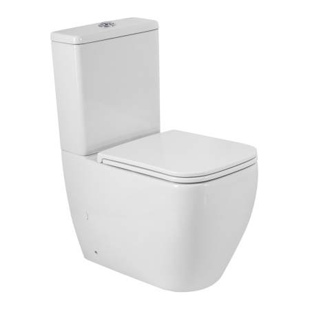 Унитаз BelBagno LUCE-TOR BB2197CP-TOR/SC/BB2197T безободковый со смывом TORNADO