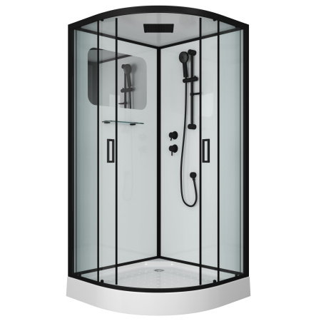 Душевая кабина Niagara Premium NG-6902-01 BLACK 100x100