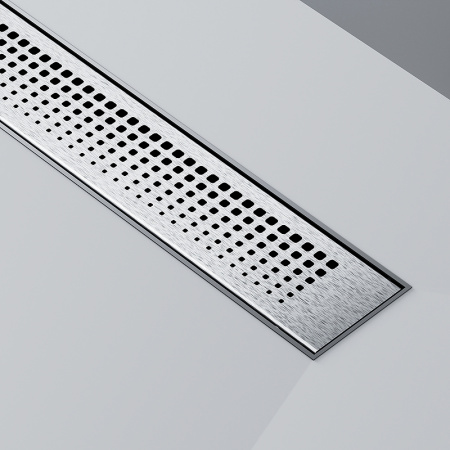 Трап для душа Am.Pm PrimeFlow 70 W02SC-P11-070-01SB с решеткой Хром матовый Cut Gradient