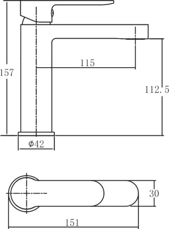 Смеситель Aquanet Passion AF300-10С