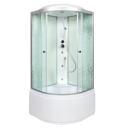 Душевая кабина DTO L 910 GM+EL 100x100 с гидромассажем и электрикой Душевая кабина DTO L 910 GM+EL 100x100 с гидромассажем и электрикой