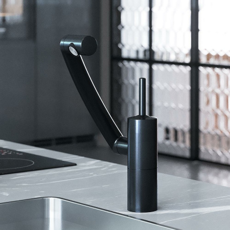 Смеситель для кухонной мойки Damixa Arc 290007364 Черный матовый