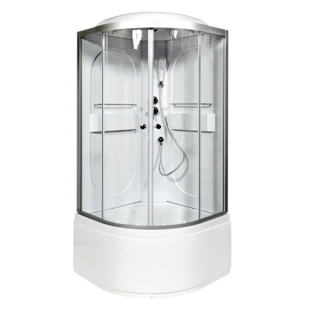 Душевая кабина DTO L 610 EL 100x100 с электрикой