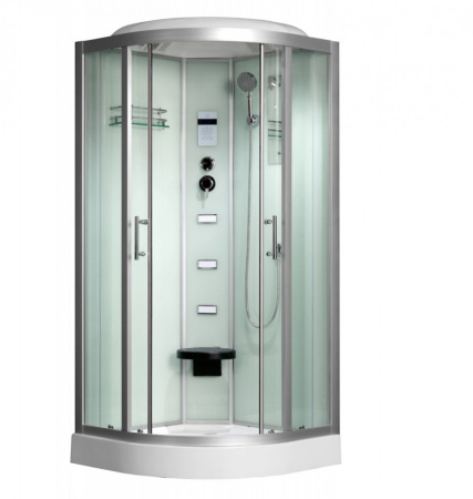 Душевая кабина Frank F-606 100x100 с баней Душевая кабина Frank F-606 100x100 с баней