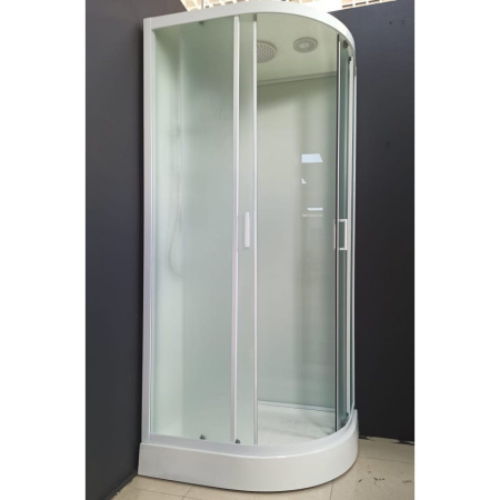 Душевая кабина Frank F418L White 100x80 без крыши Душевая кабина Frank F418L White 100x80 без крыши