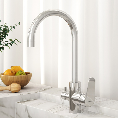 Смеситель для кухонной мойки Damixa Merkur 400730000 Хром