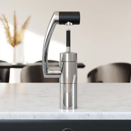 Смеситель для кухонной мойки Damixa Arc 290007464 Хром Черный