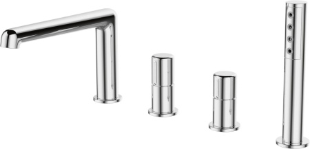 Смеситель для ванны BelBagno Uno UNO-BVD4-CRM