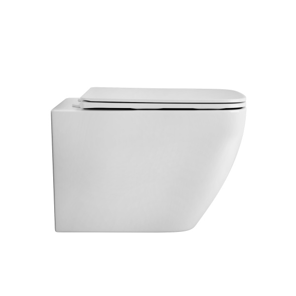 Унитаз Grossman Thin Rim GR-5603S (520х365х345) тонкий ободок,белый с тонкой крышкой,микролифт,1 место