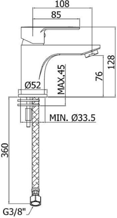 Смеситель Paffoni Blu BLU071CR