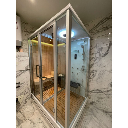 Душевая кабина с сауной Frank F-907 L 170x120