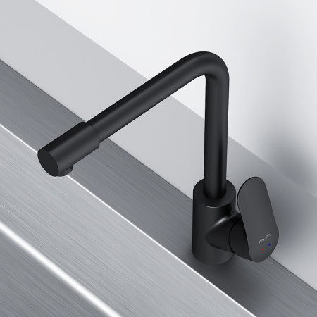 Смеситель для кухонной мойки AM.PM Like F8005722 Черный