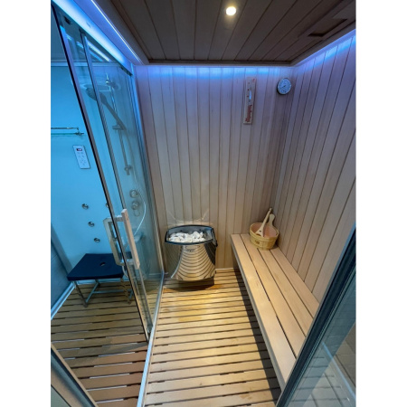 Душевая кабина с сауной Frank F-918 R 180x130