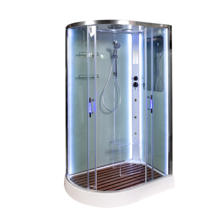 Душевая кабина DTO A 102 R LED и гидромассажем 120x80 Душевая кабина DTO A 102 R LED и гидромассажем 120x80
