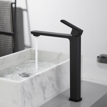 Смеситель для раковины Vincea Next VBF-1N2MB однорычажный, черный