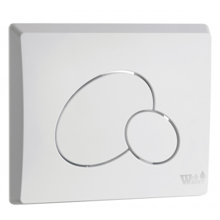 Инсталляция WeltWasser WW MARBERG 410 + RD WT кнопка белая