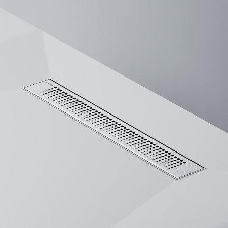 Трап для душа Am.Pm PrimeFlow 50 W02SC-P11-050-01SB с решеткой Хром матовый Cut Gradient