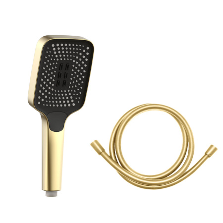 Душевой гарнитур Vincea VSFW-431T1RBG встраиваемый, термостатический, 3 режима, брашированное золото