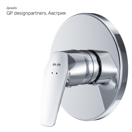 Смеситель для душа AM.PM Gem F9075000 Хром