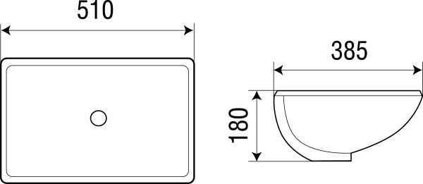 Раковина WELTWASSER DEILBACH 6008 врезной
