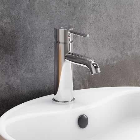 Смеситель для раковины Damixa Scandinavian Pure 360210000 Хром Смеситель для раковины Damixa Scandinavian Pure 360210000 Хром