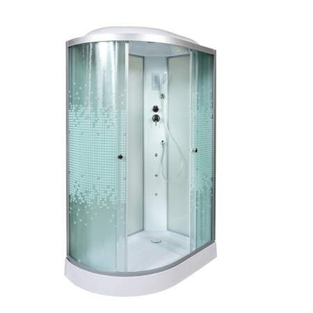 Душевая кабина DTO L 902 R с гм. и эл. 120x80