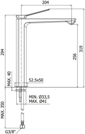 Смеситель Paffoni Tilt TI081CR
