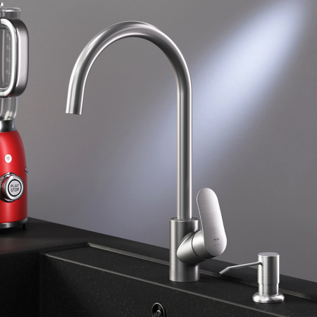 Смеситель для кухонной мойки AM.PM Like F8007D11 Сатин Смеситель для кухонной мойки AM.PM Like F8007D11 Сатин