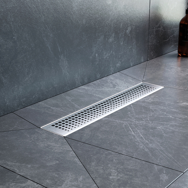 Трап для душа Am.Pm MasterFlow 40 W01SC-P11-040-01SB с решеткой Хром матовый Cut Gradient