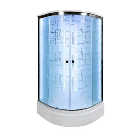 Душевая кабина DTO EM 2710 LED 100x100 Душевая кабина DTO EM 2710 LED 100x100