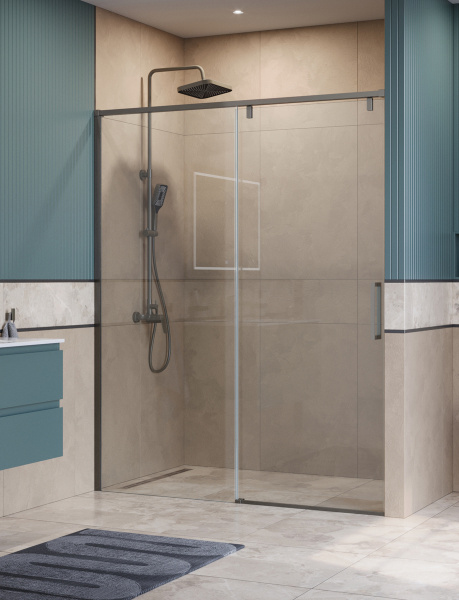 Душевая дверь в нишу BelBagno SOFT_CLOSE-1-BF-1-160-C-GM