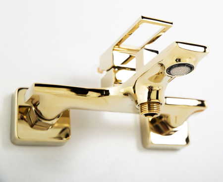 Смеситель для ванны BelBagno Luce LUC-VAS-ORO Золото